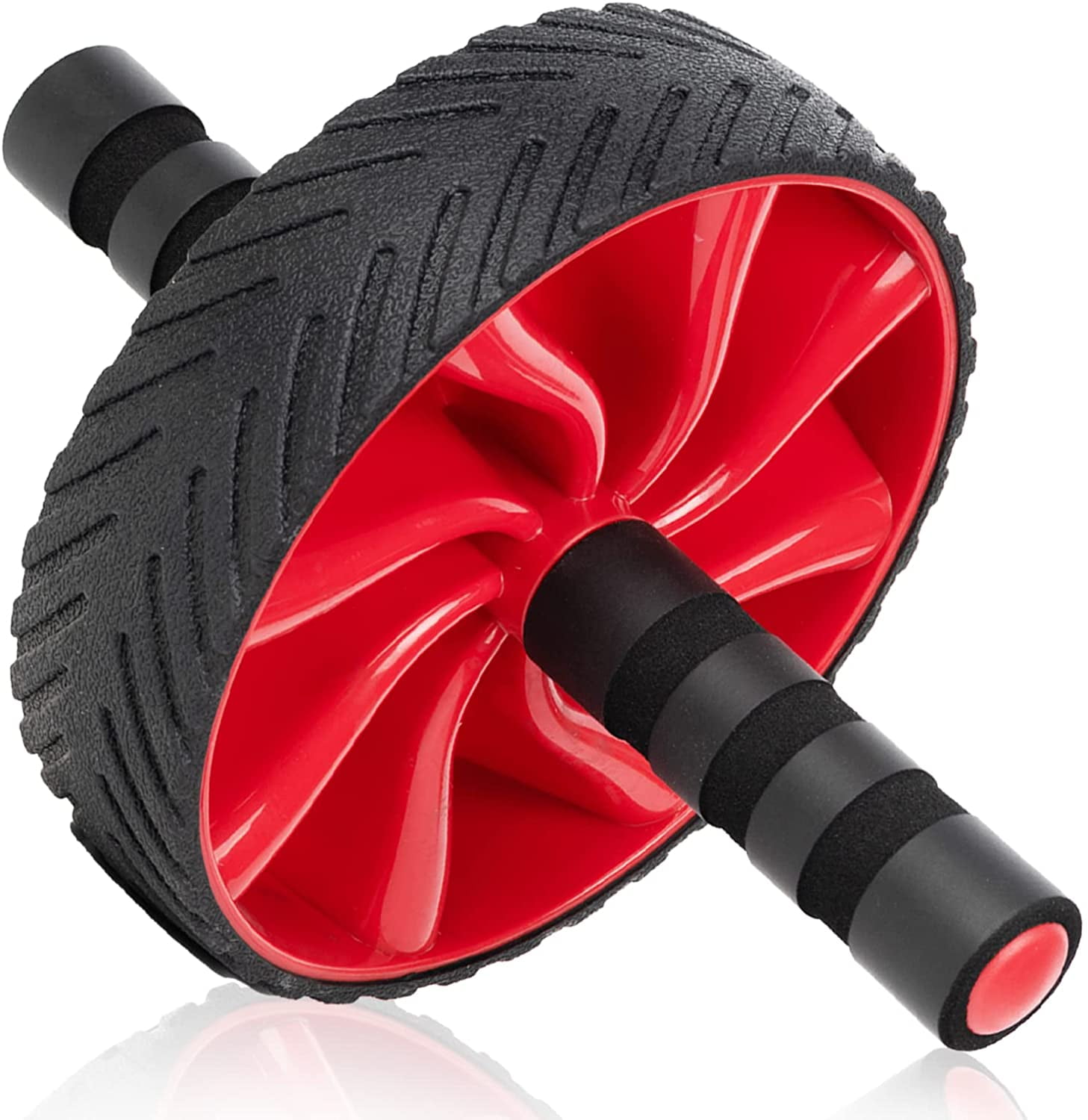 Ab Wheel Roller Home Workout, ab Roller Wheels for Abdominal \u0026 Core Strength Training,ab Workout Wheel for Home Gym Fitness,Suitable for Beginner and Advanced Level(red)-ab Roller kit