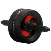 Ab Wheel Roller & Knee Mat,Exercise Wheels for Abs,Black Red