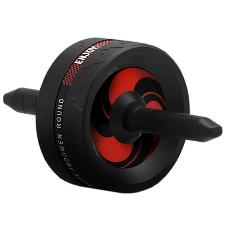 Ab Wheel Roller & Knee Mat,Exercise Wheels for Abs,Black Red