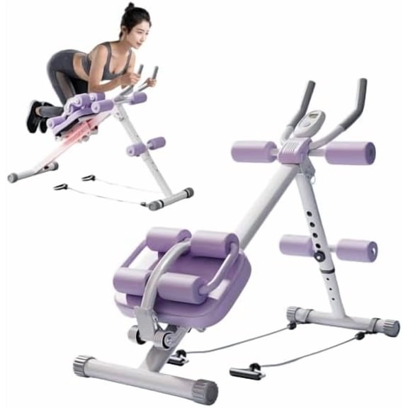 Ab Workout Equipment,Workout Equipment,Home Gym Equipment,Fitness equipment, Foldable, Knee Protection, Pulling the rope,WorkoutFor Stomach Workout,For Women/Men(350LB)$$Sport & Recreation Other