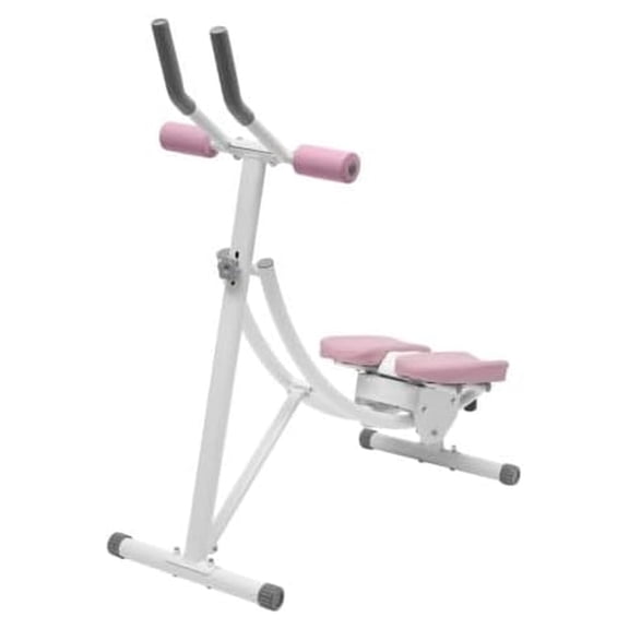 Ab Workout Machine with LCD Monitor, Foldable Sit Up Abdominal Trainer, Multifunction Home Gym Equipment for Leg,Thighs,Buttocks,Rodeo,Sit-up Exercise