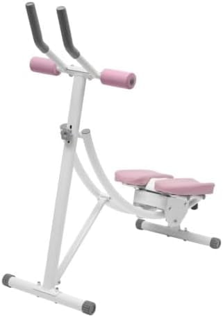 Ab Workout Machine with LCD Monitor, Foldable Sit Up  Core Abdominal Trainer, Multifunction Home Gym Equipment for Leg,Thighs,Buttocks,Rodeo,Sit-up Exercise