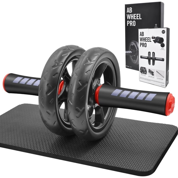 Ab roller wheel with  pad for  exercise core workout  no noise easy to assembling light weight   gym equipment for men & women