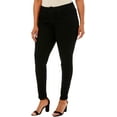 thumbnail image 1 of "Ab"solution Booty Lift Plus Black Denim Jeggings, 1 of 2