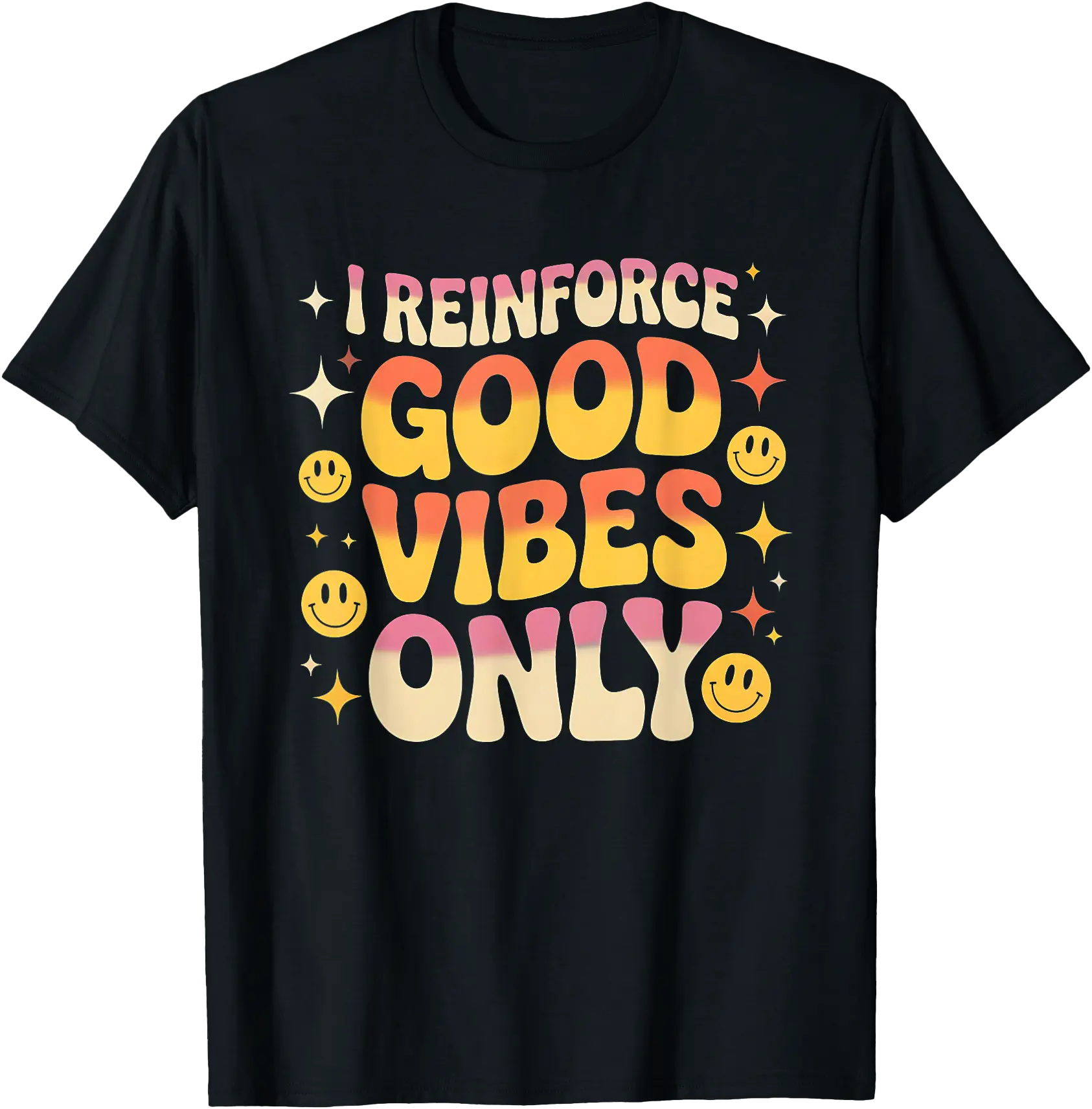 Aba Therapy Good Vibes Behavior Analysts Rbt Teacher T-Shirt - Walmart.com