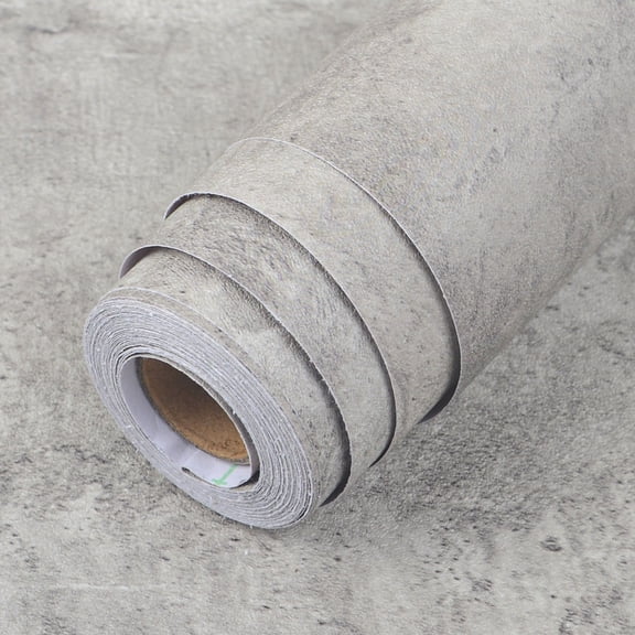 Ababoorty Grey Concrete Wallpaper Peel and Stick Gray Concrete Contact Paper for Countertops Waterproof Wallpaper for Kitchen Cabinet Cover Counter Top Vinyl Cement 15.8x80