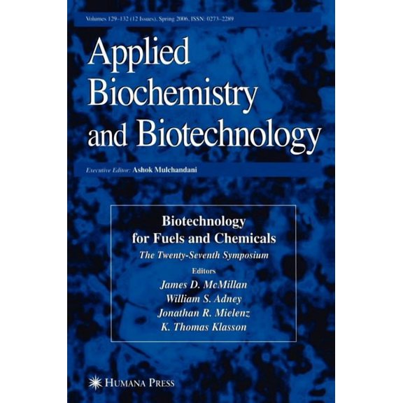 Abab Symposium Twenty-Seventh Symposium on Biotechnology for Fuels and Chemicals, (Hardcover)
