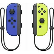 Ababeny Controller for Nintendo Switch /Lite/OLED,Joystick for Nintendo Switch Pair, Neon Blue & Neon Yellow