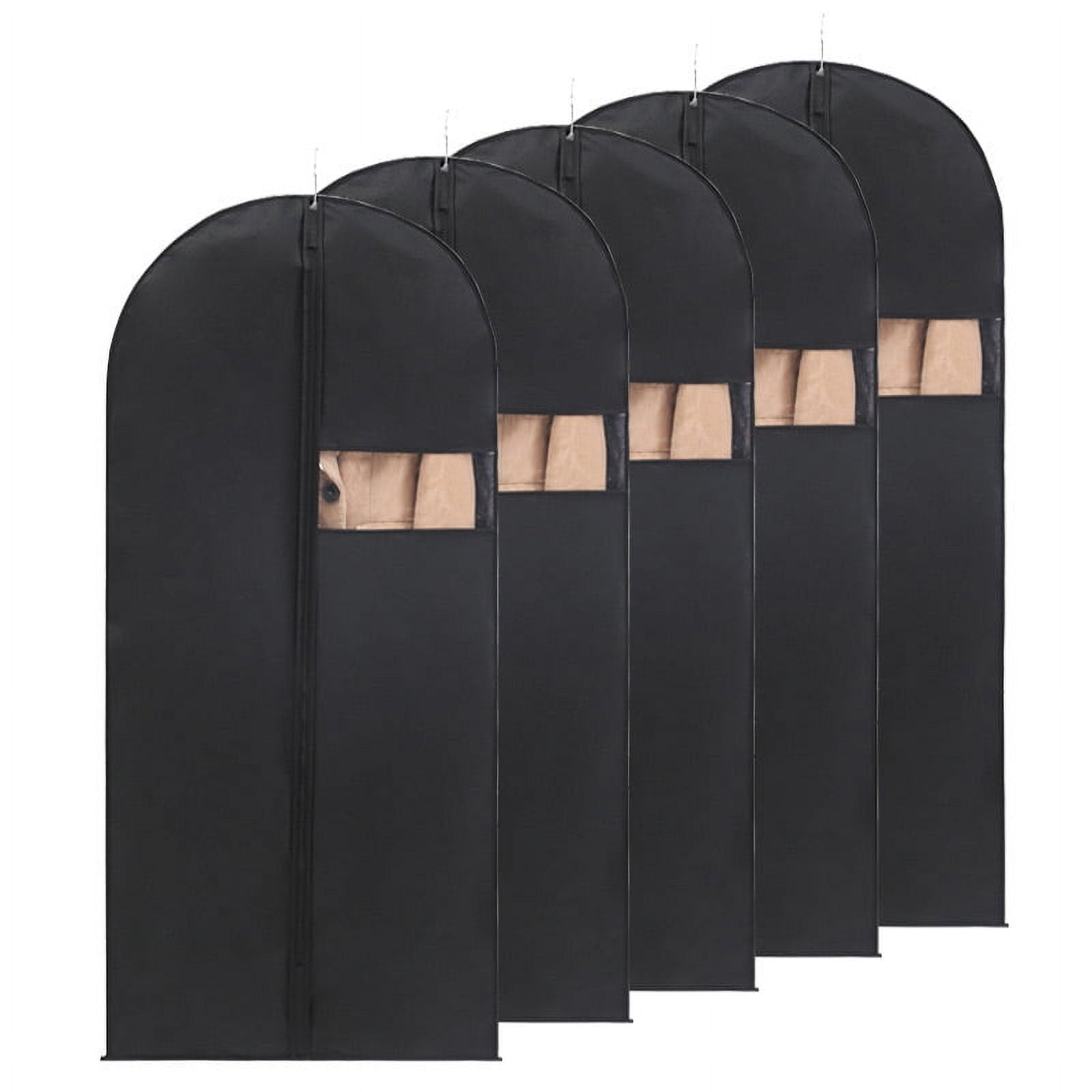 Ababeny Garment Bags 55 X 24"5PCS Garment Bags for Hanging Clothes Suit Bag Garment Bags for
