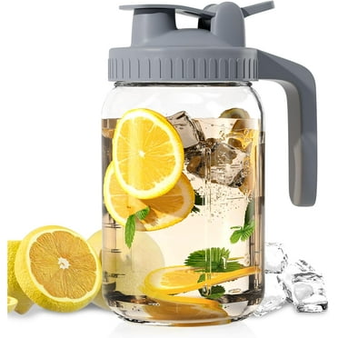 Pitcher With Lid Carafes Mix Drinks Water Jug For Hot Cold Lemonade 