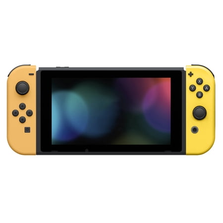 Ababeny Joypad For Nintendo Switch Controllers Joypad, Bonacell Wireless Controller for Joypad L/R Game - Switch Joystick Support Dual Vibration/Screenshot- Brown yellow