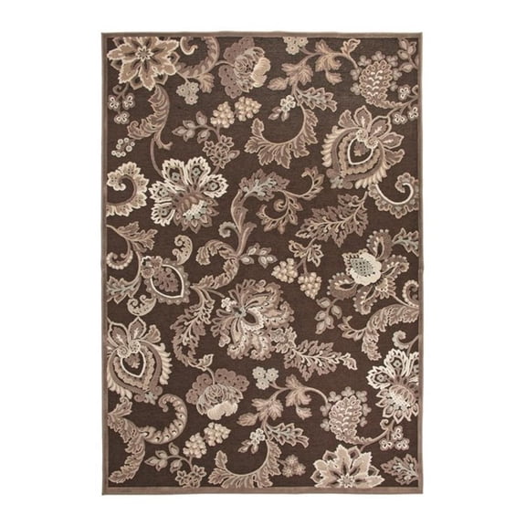 Abacasa Napa Arlington Black-Grey-Ivory 5x8 Area Rug