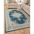 thumbnail image 1 of Abacasa Napa Ashton Blue and Natural 5x8 Area Rug, 1 of 4