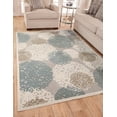 thumbnail image 1 of Abacasa Napa Dante Gray-Tan-Ivory 5x8 Area Rug, 1 of 4