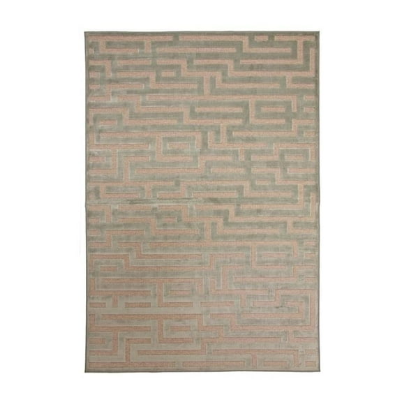 Abacasa Napa Maze Lt. Blue-Grey 8x11 Area Rug