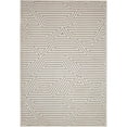 thumbnail image 1 of Abacasa Napa Orbit Chenille and Viscose Ivory Area Rug, 1 of 4