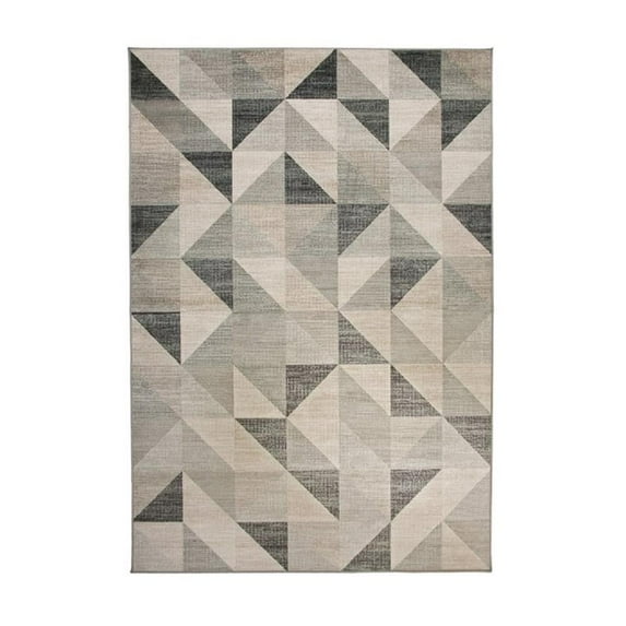 Abacasa Sonoma Colburn Silver-Gray-Med. Gray-White 8x11 Area Rug