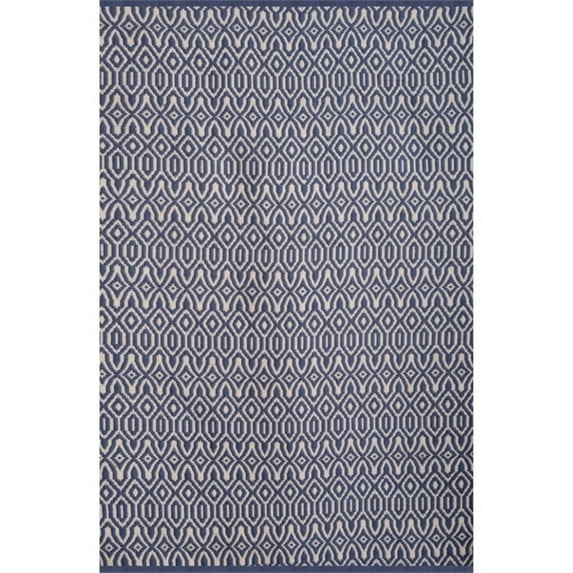 Abacasa Vintage Blue-White 8x10 Area Rug