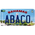 thumbnail image 1 of Abaco TAG01 Bahamas Novelty Car License Plate, 1 of 3