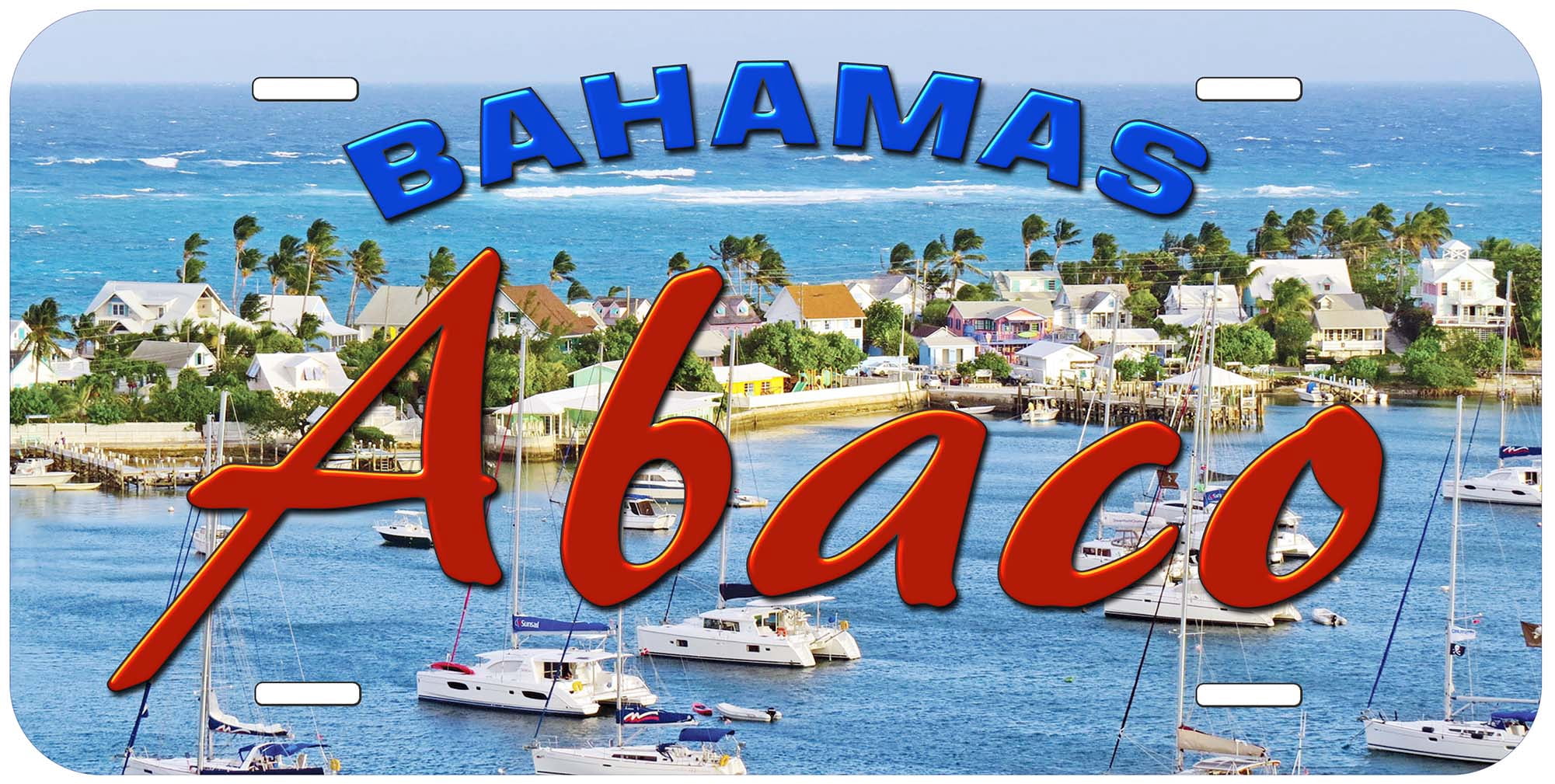 Abaco TAG03 Bahamas Novelty Car License Plate - Walmart.com