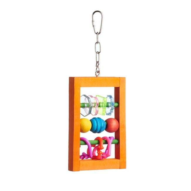 Abacus Bird Toy, Multi Color