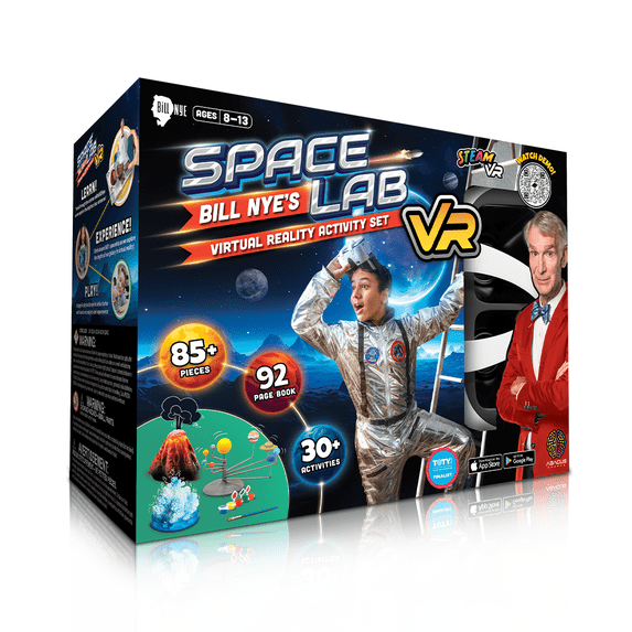 Spacelab Kit Abacus Brands, STEM Science Kit, Bill Nye VR Space Lab, 85+ pieces ...