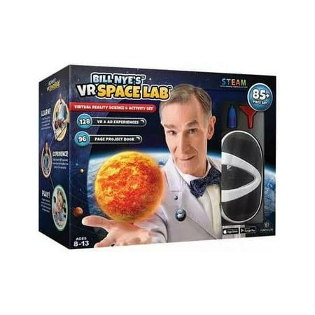 Bill Nye's Virtual Reality Space Lab | Science Kit for Kids, STEM Toys, VR Goggles Included