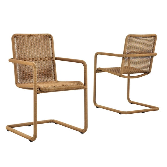 Abacus Dining Chairs Set of 2 in Natural