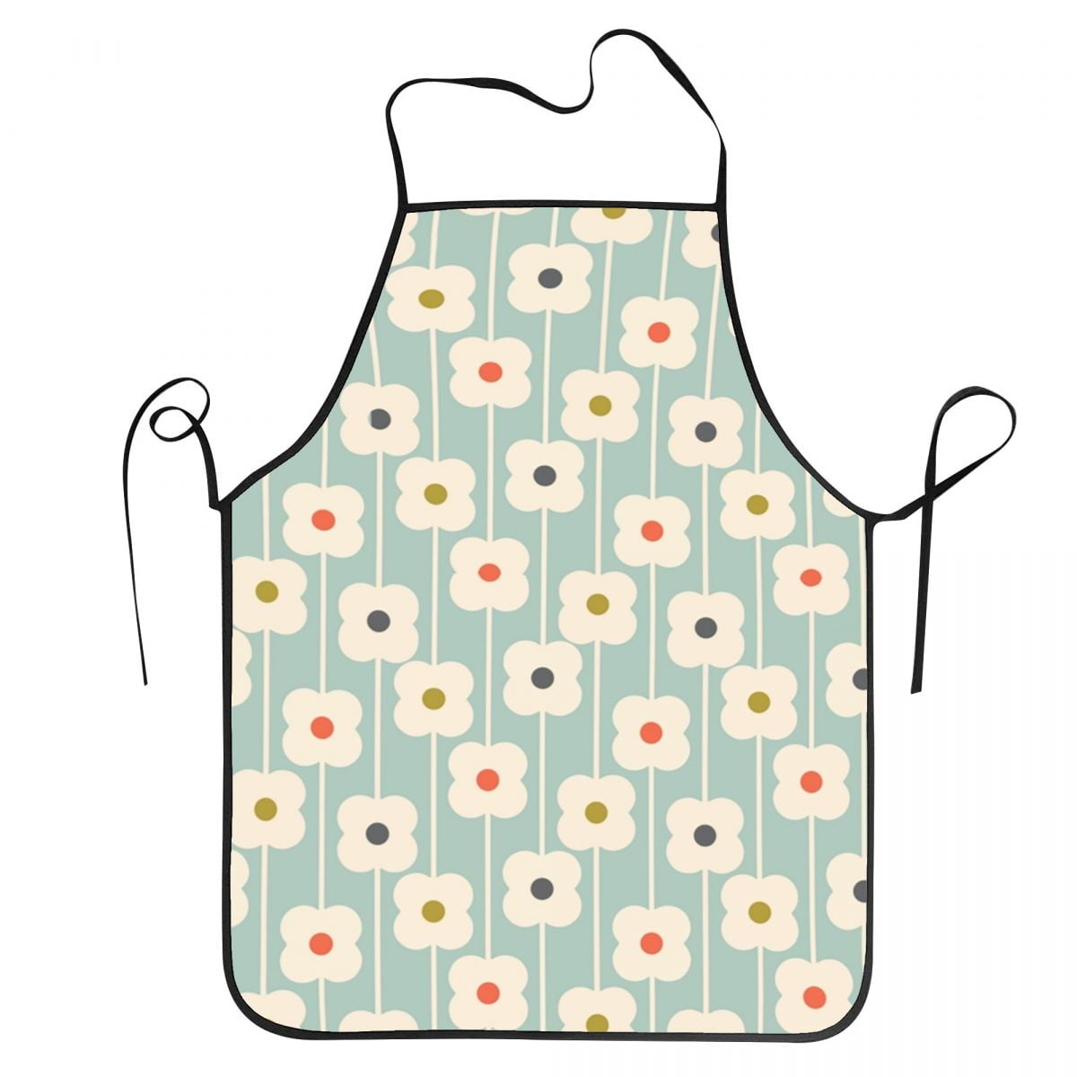 Abacus Flowers Orla Kiely Pattern Apron for Men Women Unisex Adult Chef