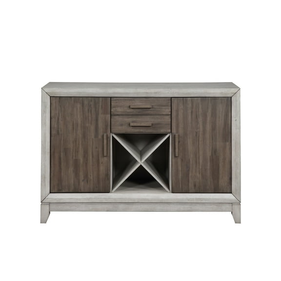 Abacus Two-tone Smokey Alabaster and Brown 54-inch Server