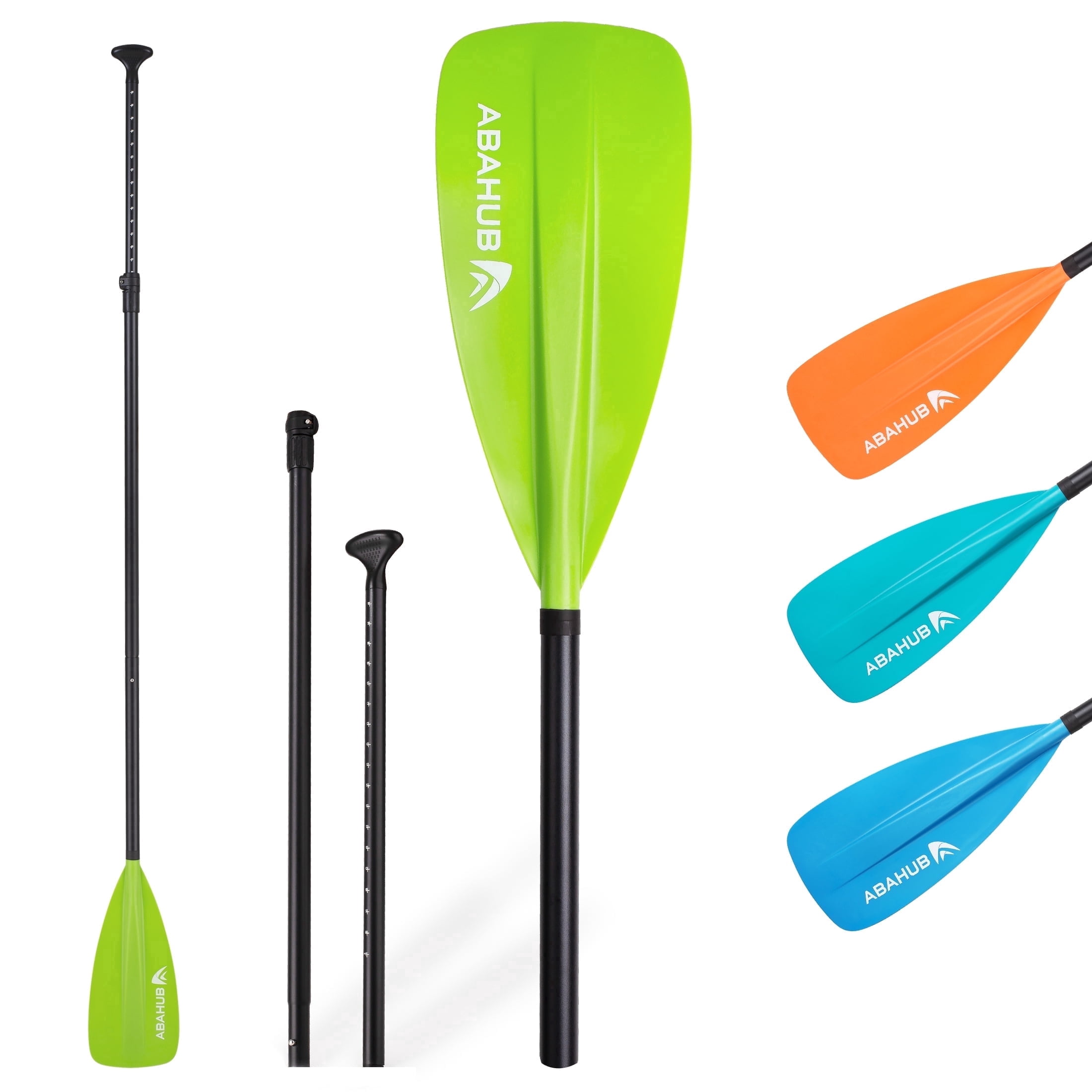 AbahubFit Adjustable SUP Paddle (3-Piece) Lightweight Stand-up Paddle Oars for Paddleboard, Aluminum Alloy Shaft 68" - 84"