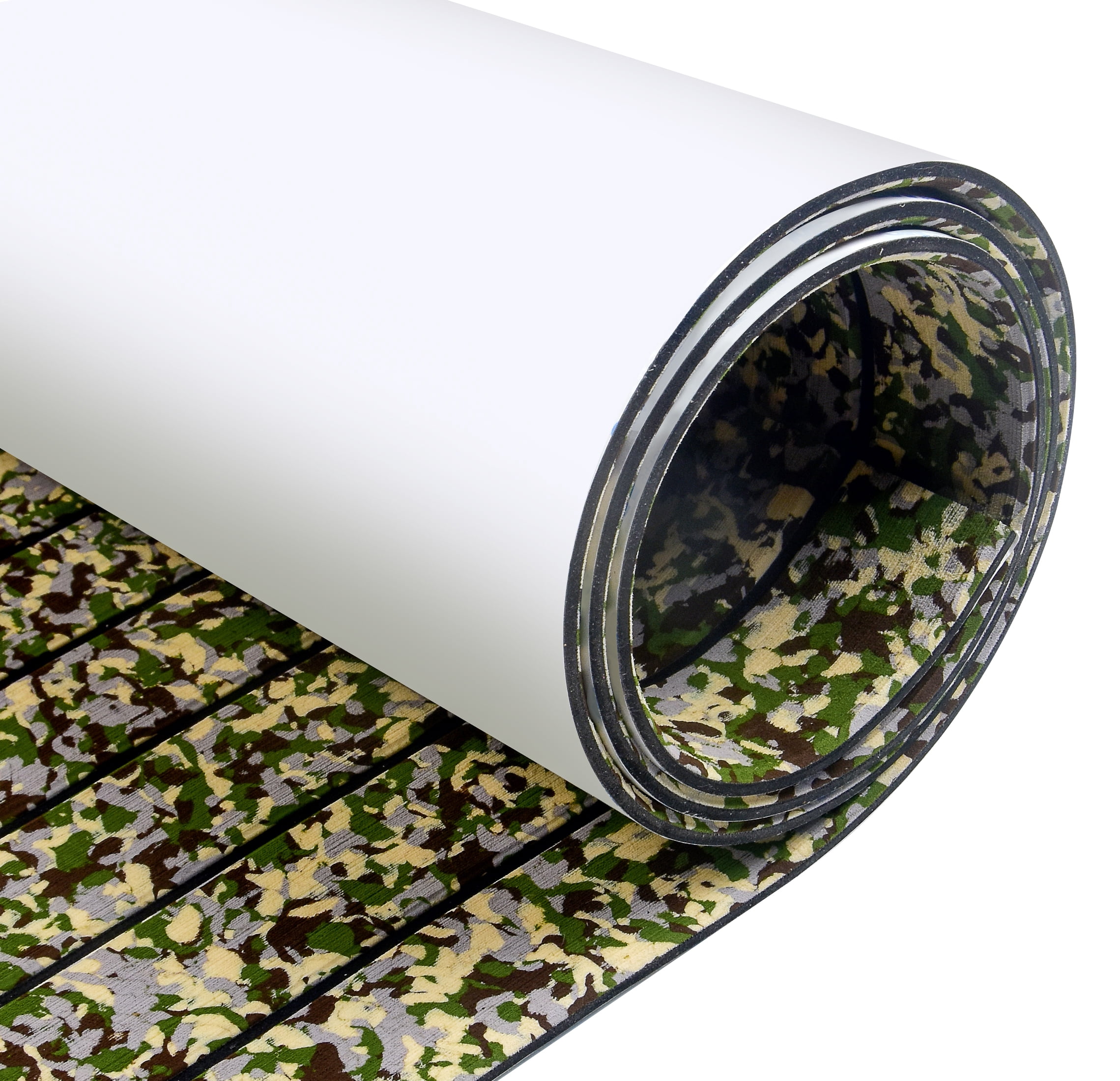 AbahubFit Camouflage EVA Foam Boat Flooring 96"x45.6"/36"/28.8"/16.8", 48"x16.8", Self Adhesive Non-Slip for Motorboat Kayak Surfboard SUP