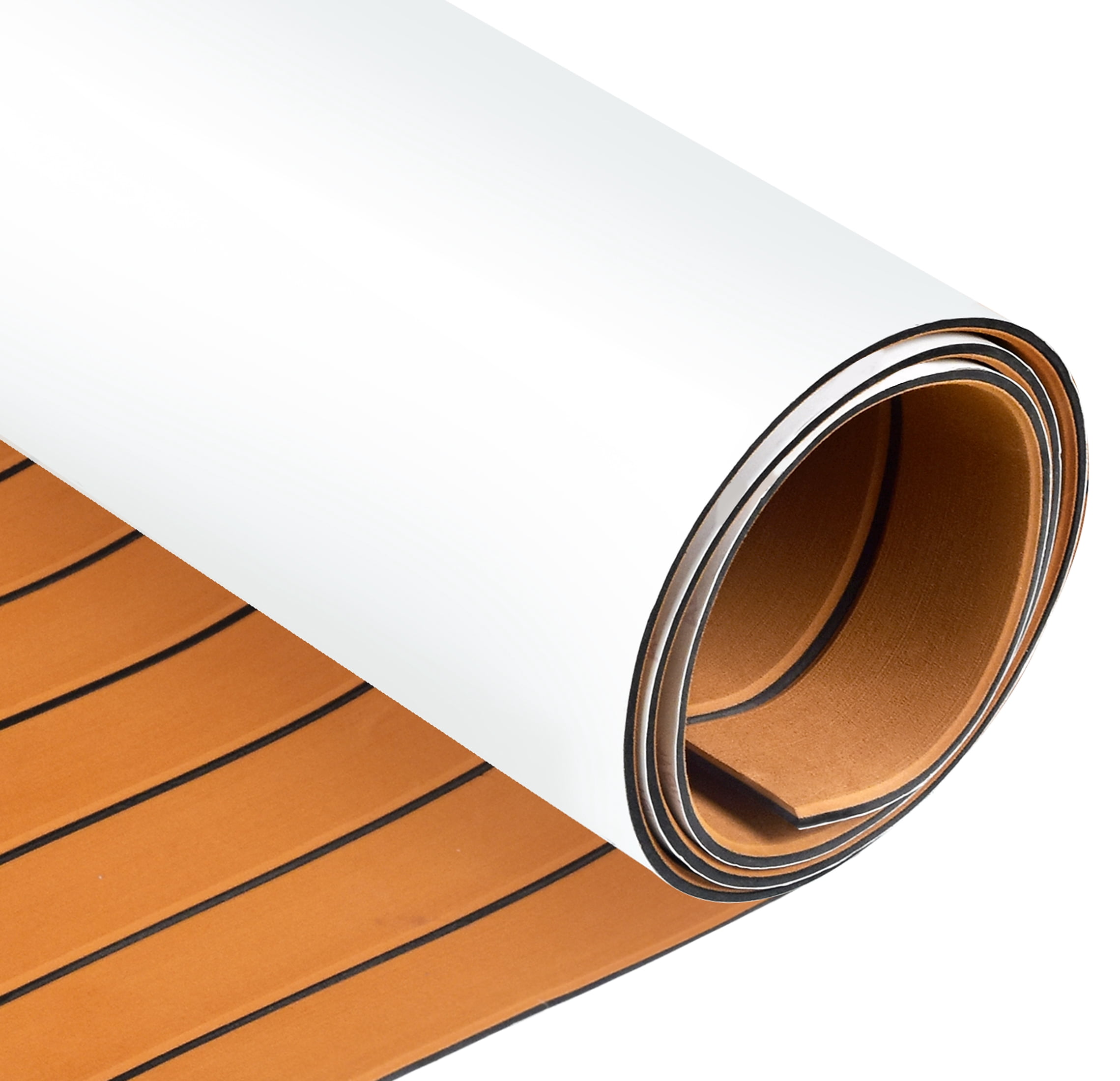 AbahubFit EVA Foam Boat Flooring 96"x45.6"/36"/28.8", 48"x16.8", Self Adhesive Non-Slip Marine Deck Mat for Motorboat Kayak Surfboard SUP