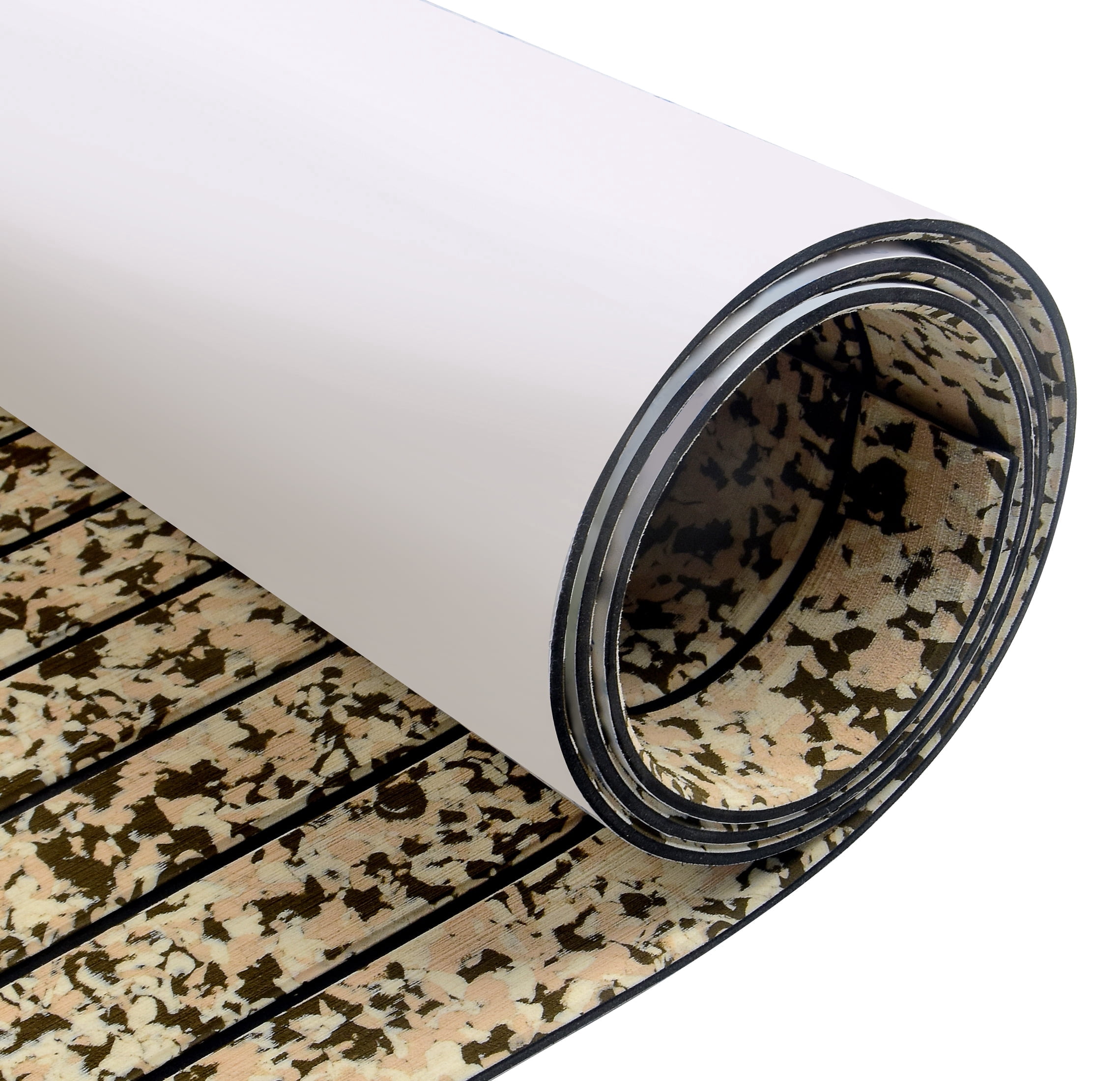 AbahubFit Camouflage EVA Foam Boat Flooring 96"x45.6"/36"/28.8"/16.8", 48"x16.8", Self Adhesive Non-Slip for Motorboat Kayak Surfboard SUP