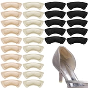 Abaima 15 Pairs Heel Grips Cushion Pads for Loose Shoes, Soft Shoe Heel Inserts Liners Heel Pads, Anti-Slip Anti-Blister Heel Cushions for Women Men Foot Comfort