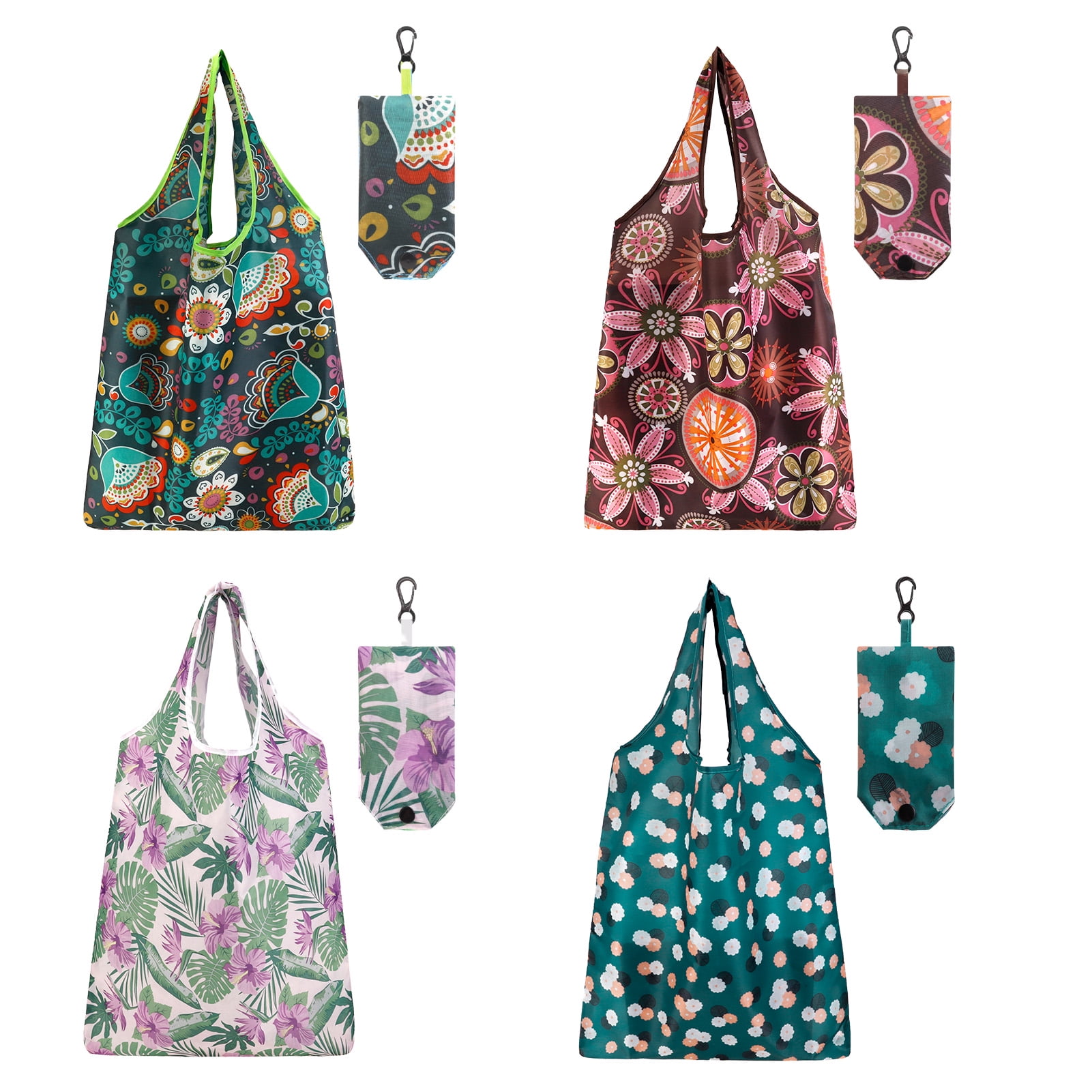 Abaima 4 Pack Large Reusable Grocery Bags, Heavy Duty Shopping Tote