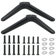 thumbnail image 1 of Abaima TV Legs for TCL Roku TV Stand Legs,Replacement Black Legs for TCL Smart TV Base Stand for 32 40 49 50 55 Inch with Screws(Black), 1 of 7