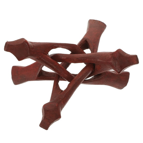 Abalone Shell Holder Solid Wood Display Rack Tripod Natural Wooden Plant Decorations Globe Stand Serpentine