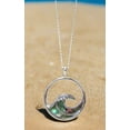 thumbnail image 1 of Abalone Wave Pendant Necklace, 1 of 1
