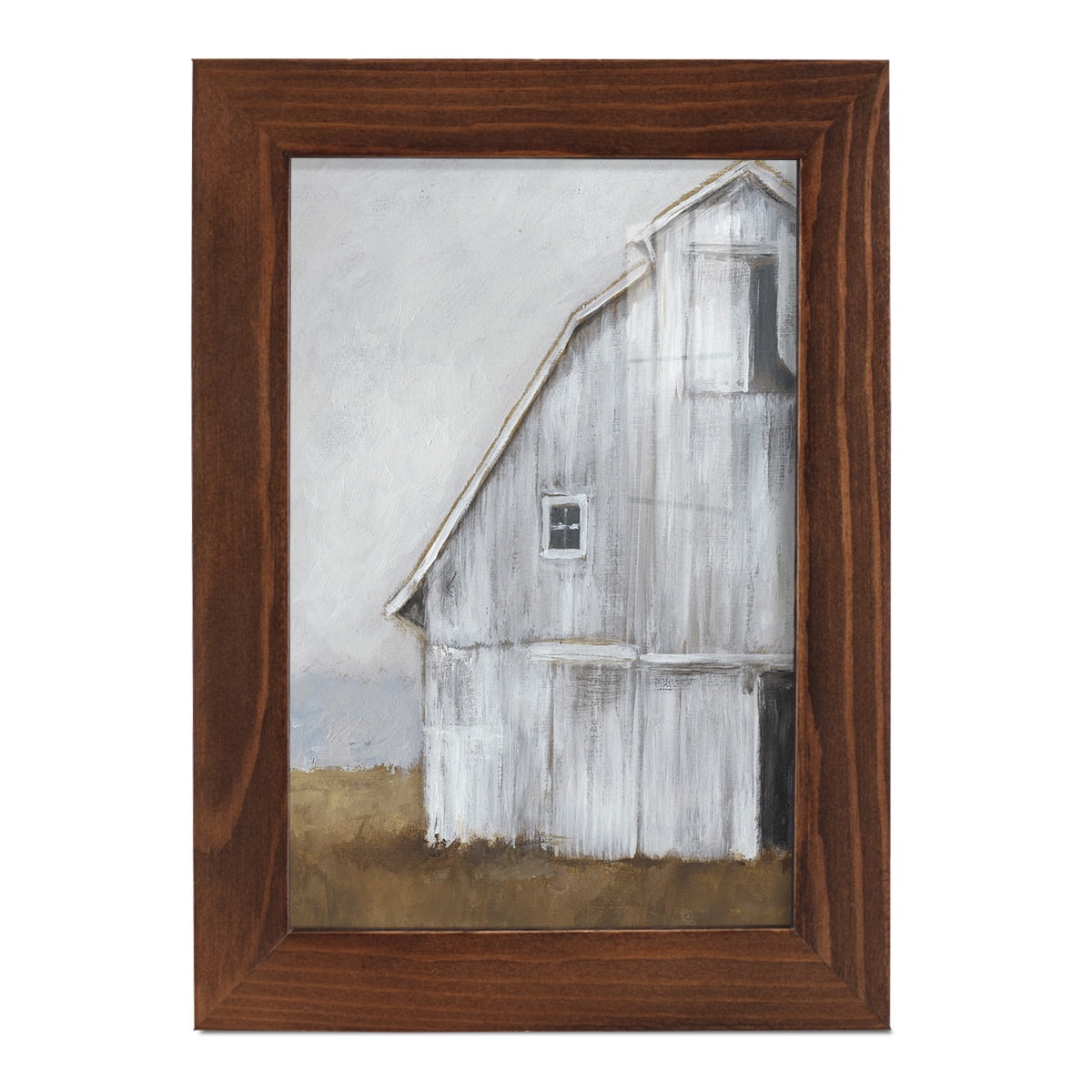 Abandoned Barn II -Framed Print w/glass-Chestnut