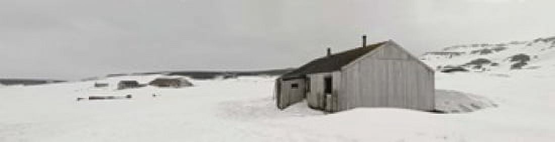 Abandoned British base at Whalers Bay Deception Island Bransfield Strait South Shetland Islands Antarctic Peninsula Canvas Art - Panoramic Images (20 x 5)