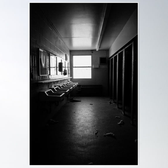 Abandoned - Dark Bathroom By Sparklepyre Poster Wall Art, Modern Wall ...