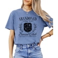 thumbnail image 1 of Abandoned Fishing Wives Social Club Shirt for Women Funny Fishing Season Graphic Tee for Wife Blue Jean Shirt Adult Small, 1 of 4
