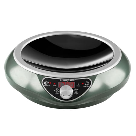 Abangdun 1700W 85V~120V Induction Cooktop Wok Burner 2026 New 1.97? Deep Concave Curved Surface 16 level Power& Temp Ctrl Electric Stove Hot Plate Commercial Countertop Burner for Cooking Portable
