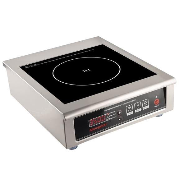 Abangdun 3500W 190V~275V Commercial Induction Cooktop Burner with 18-Hour Timer, High-Efficiency Induction Heater for Restaurant & Catering