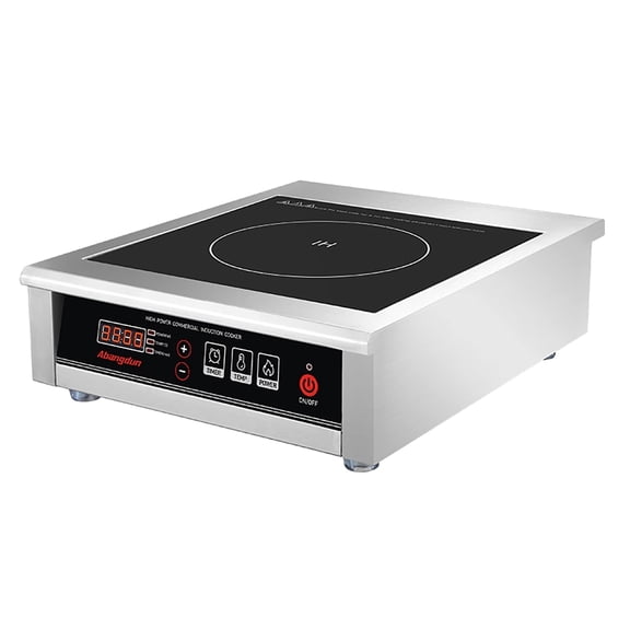Abangdun 3500W 190V~275V Commercial Induction Cooktop Burner with 18-Hour Timer, High-Efficiency Induction Heater for Restaurant & Catering
