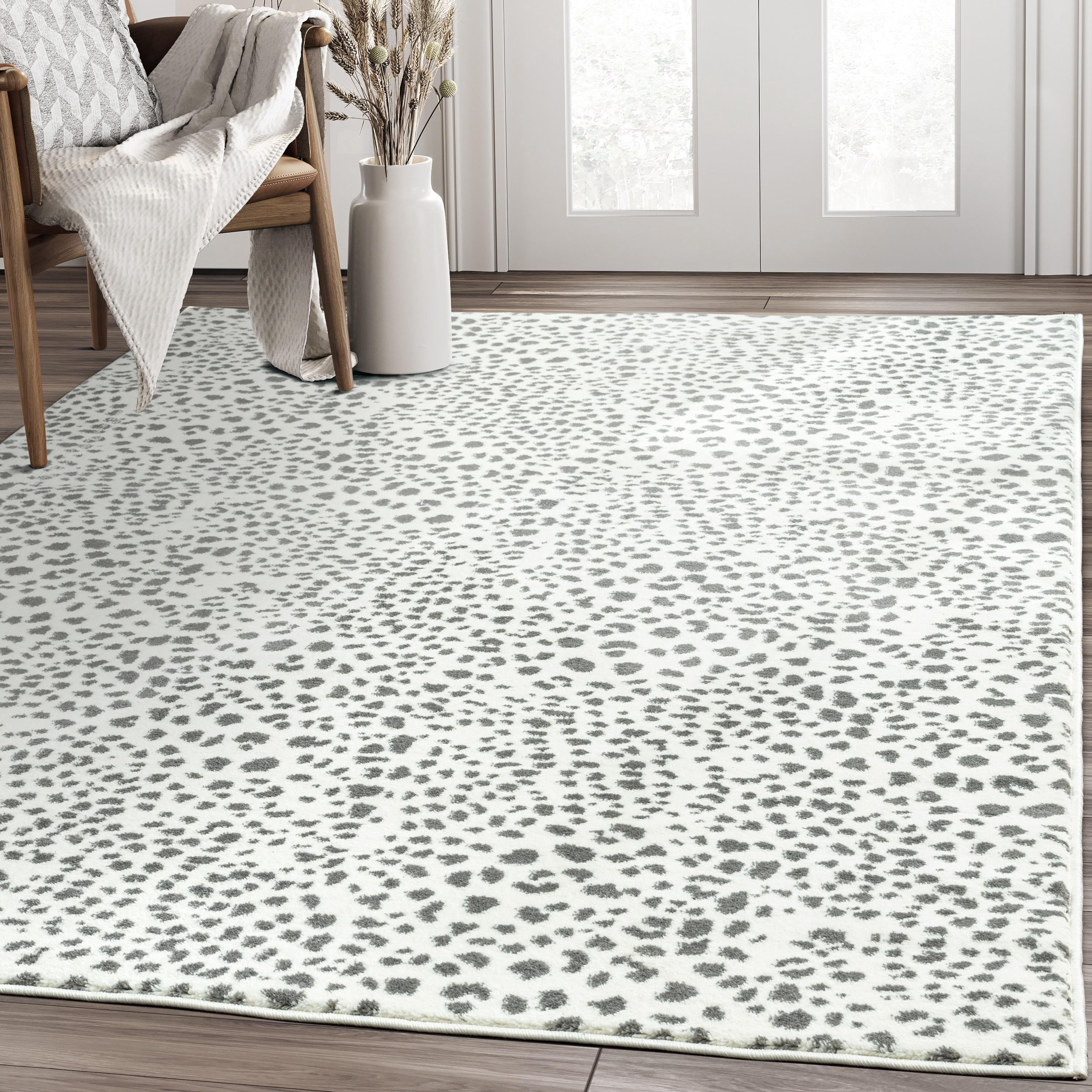 Abani Arto Collection 8 x 10 Beige Grey Area Rug for Living Room ...