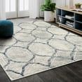 thumbnail image 1 of Abani Arto Collection Grey Area Rug 4' x 6' Geometric Trellis Modern Rug, 1 of 5