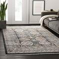 thumbnail image 1 of Abani Azure Collection Grey 5' x 8' Tribal Vintage Area rug, 1 of 6