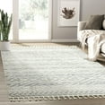 thumbnail image 1 of Abani Cabo Collection Grey 4' x 6' Diamond Tribal Moroccan Area Rug, 1 of 5